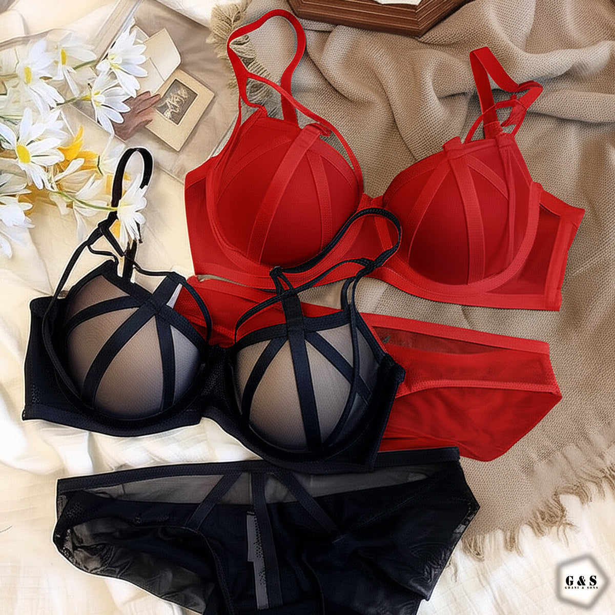 Wired Pushup Bra & Panty Sets