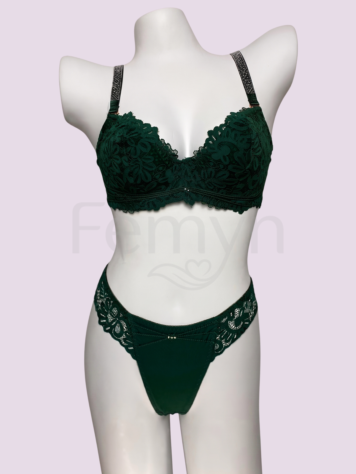 Femyn™ Floral Embroidery Lingerie Set