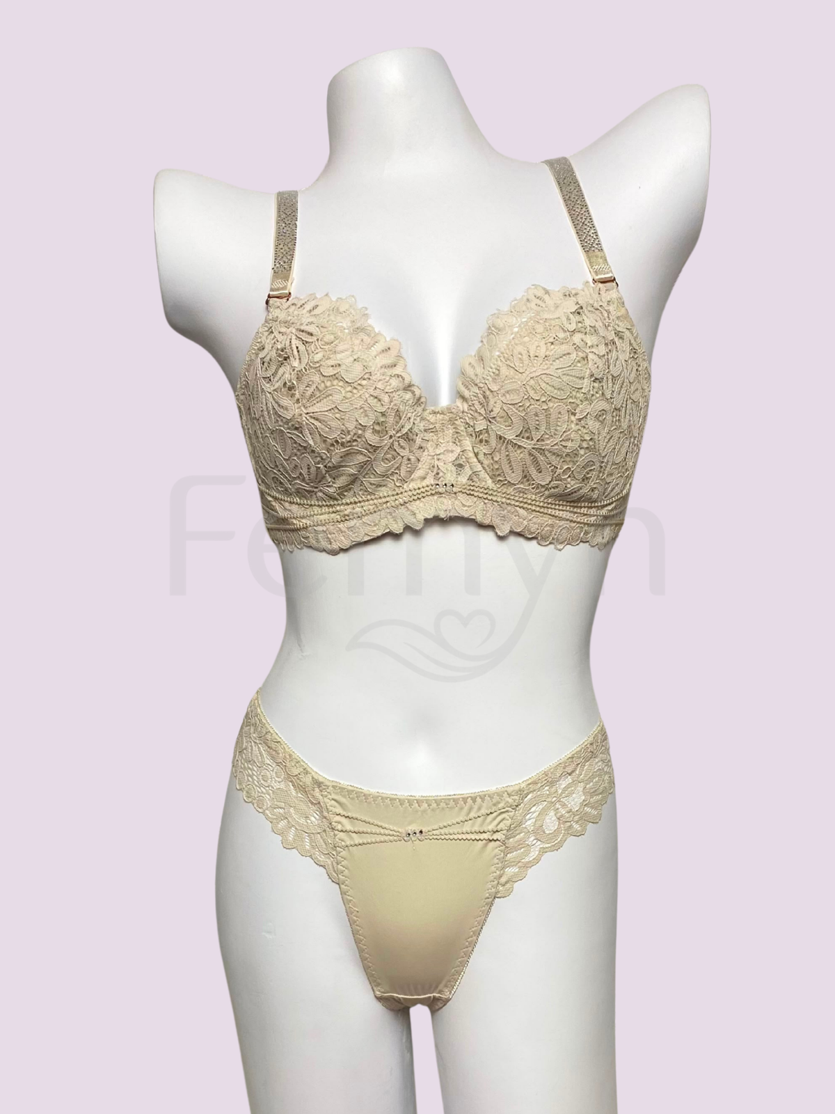Femyn™ Floral Embroidery Lingerie Set