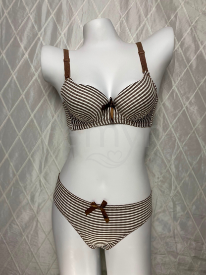 Femyn™ Stripe Elegance Bra & Panty Set